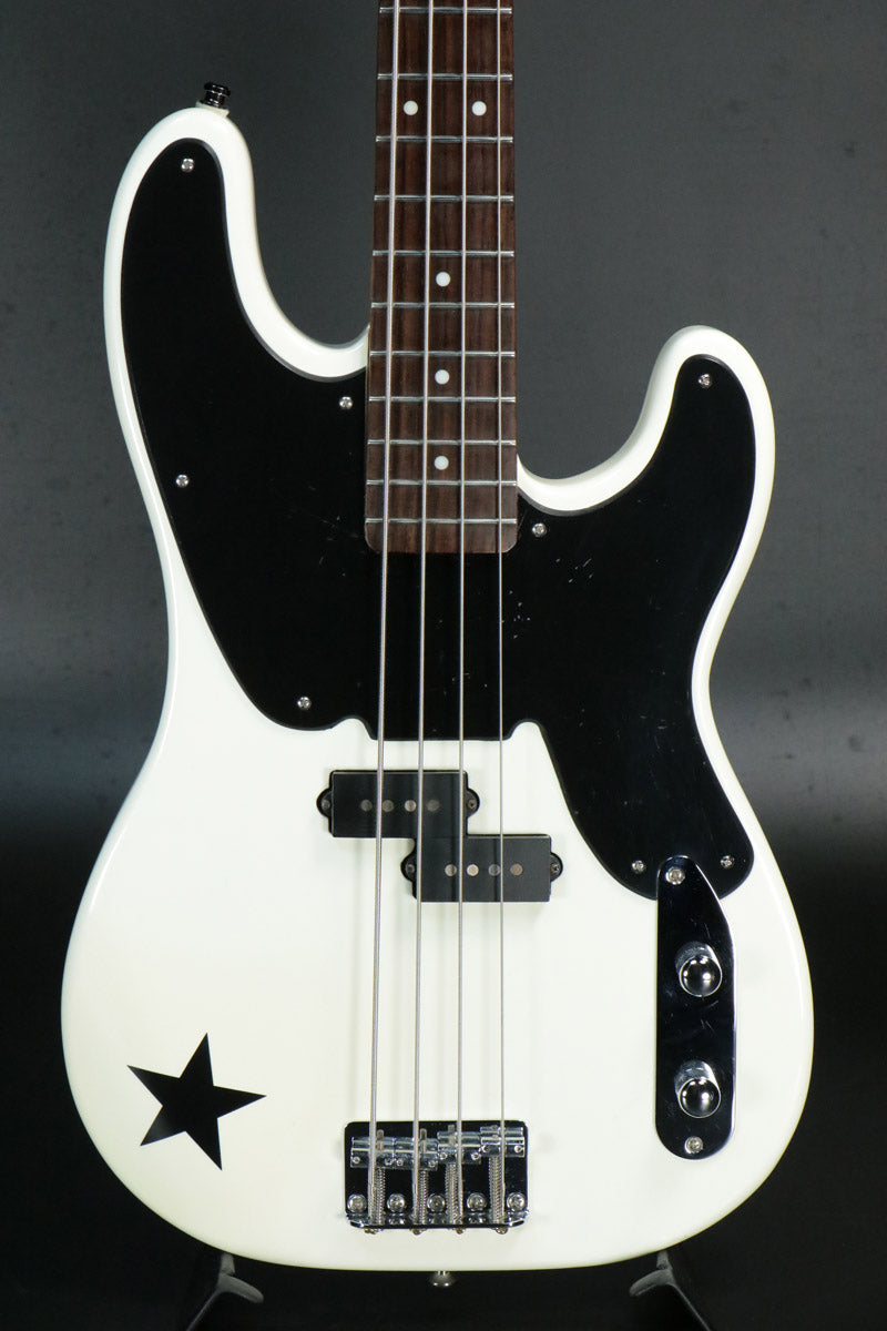 [SN ICS11109374] USED Squier / Mike Dirnt Precision Bass Arctic White Rosewood 2011 [10]