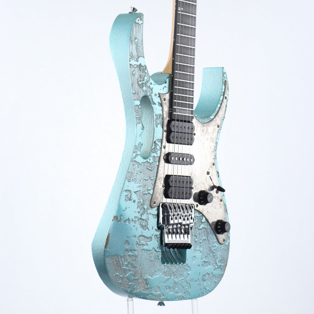 [SN F9806195] USED Ibanez / JEM90HAM / Steve Vai Signature Model / Hoshino 90th Anniversary Blue-green metallic texture [12]