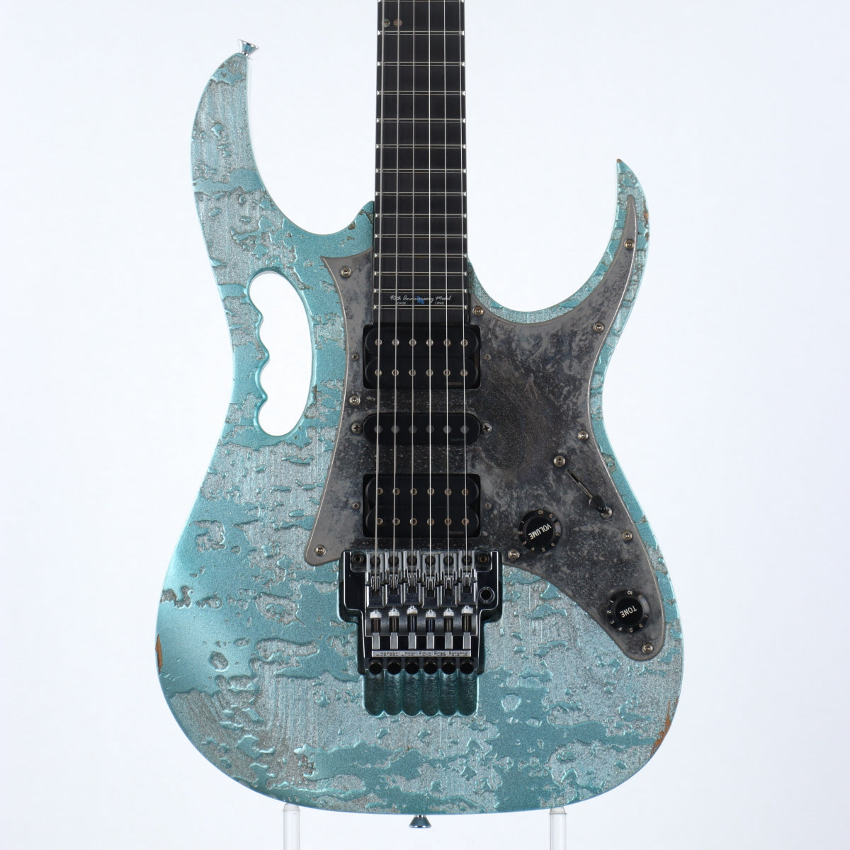 [SN F9806195] USED Ibanez / JEM90HAM / Steve Vai Signature Model / Hoshino 90th Anniversary Blue-green metallic texture [12]