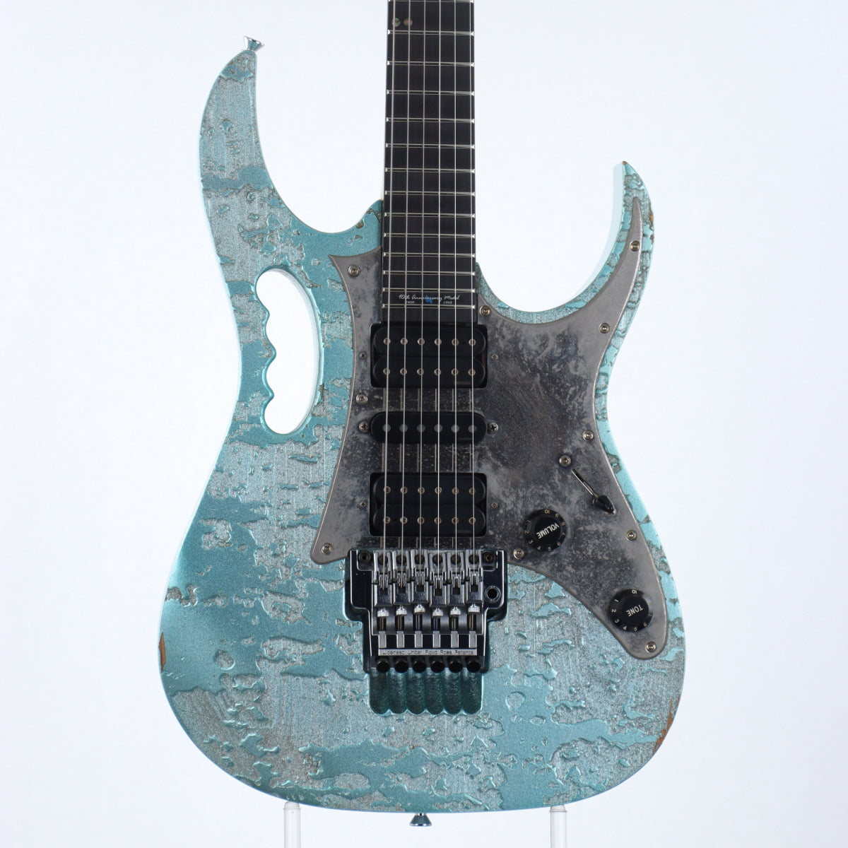 [SN F9806195] USED Ibanez / JEM90HAM / Steve Vai Signature Model / Hoshino 90th Anniversary Blue-green metallic texture [12]
