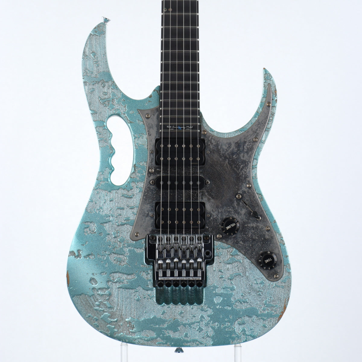 [SN F9806195] USED Ibanez / JEM90HAM / Steve Vai Signature Model / Hoshino 90th Anniversary Blue-green metallic texture [12]
