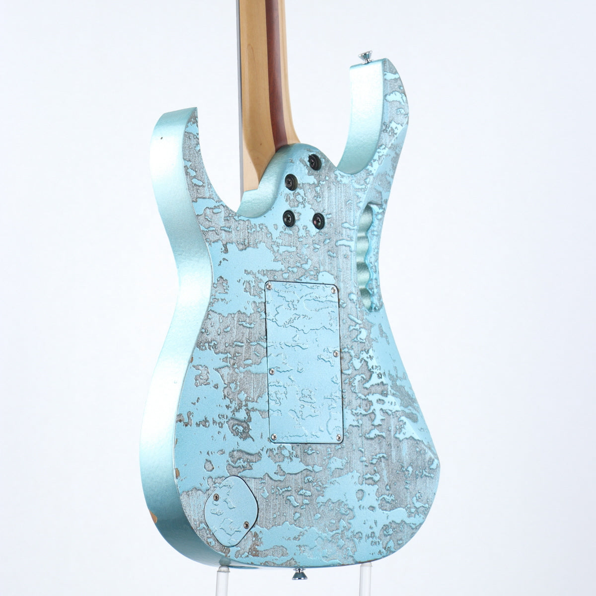 [SN F9806195] USED Ibanez / JEM90HAM / Steve Vai Signature Model / Hoshino 90th Anniversary Blue-green metallic texture [12]