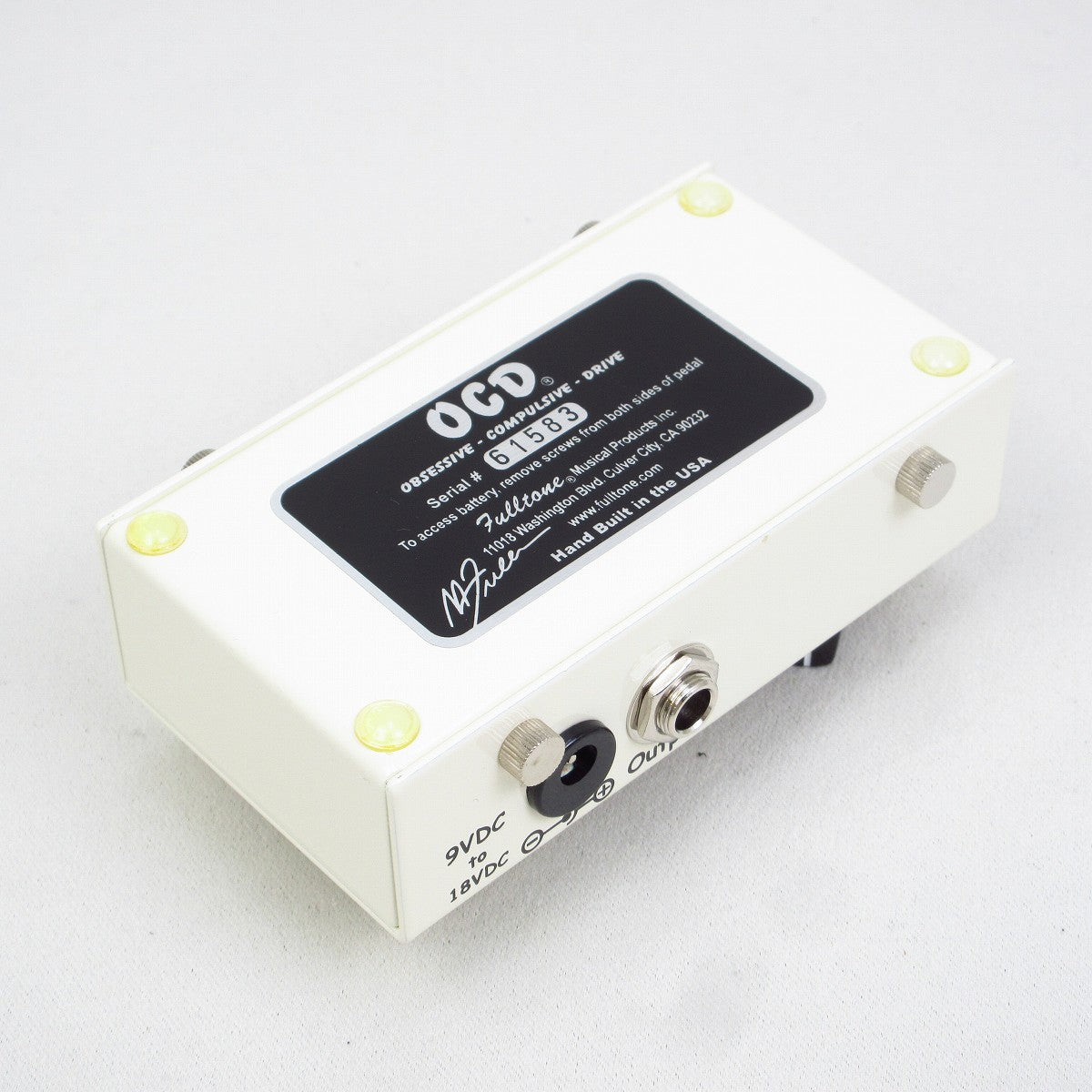 USED Fulltone / OCD Obsessive Compulsive Drive Ver.1.4 Overdrive Parallel Import [09]