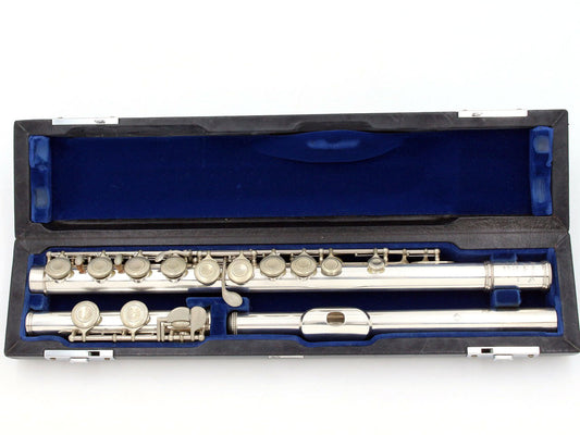[SN Z2740] USED MURAMATSU / Flute M-180, all tampos replaced. [09]