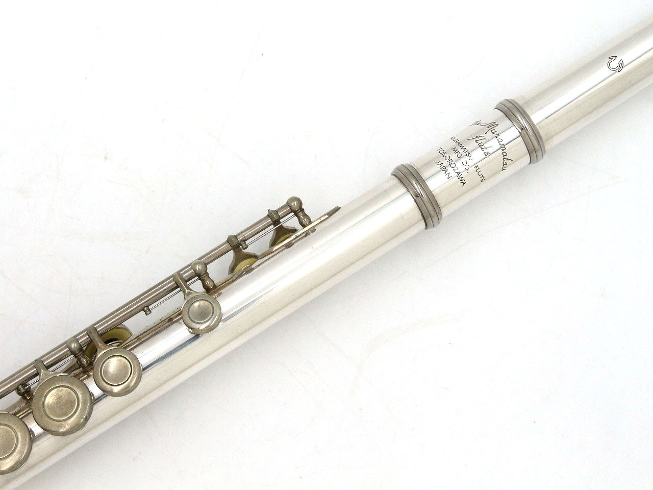 [SN Z2740] USED MURAMATSU / Flute M-180, all tampos replaced. [09]