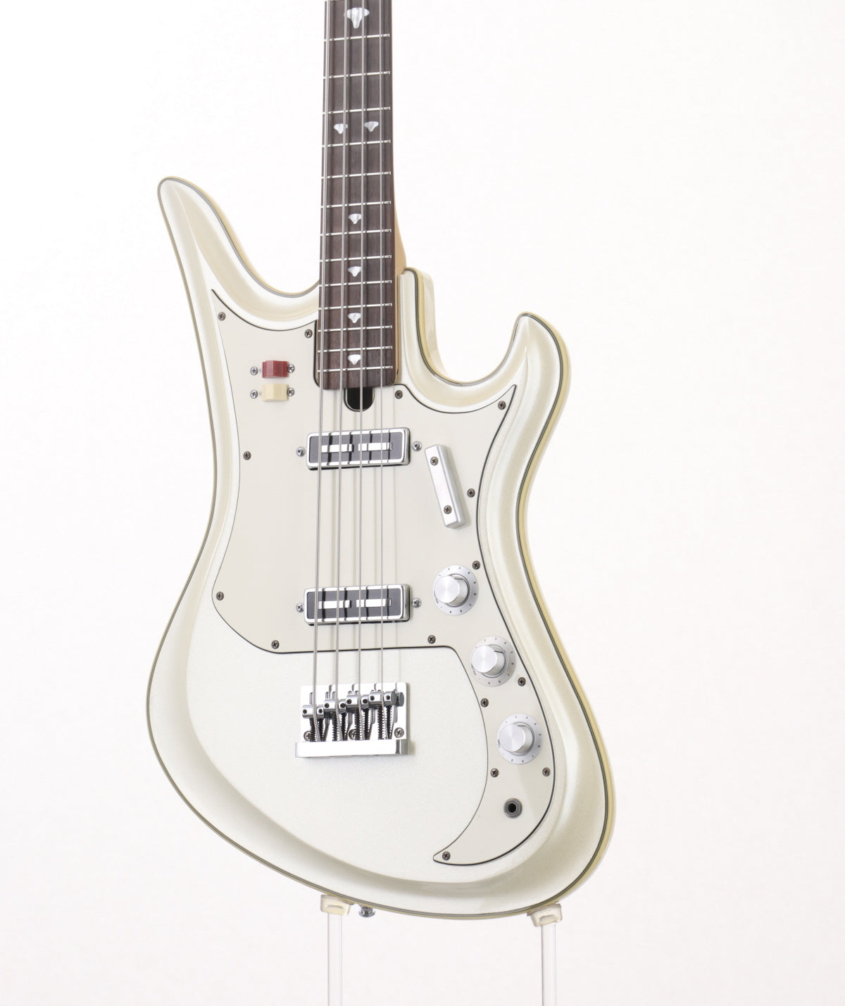 USED Teisco / Spectrum Bass Reissue SPB-200 Pearl White [09]