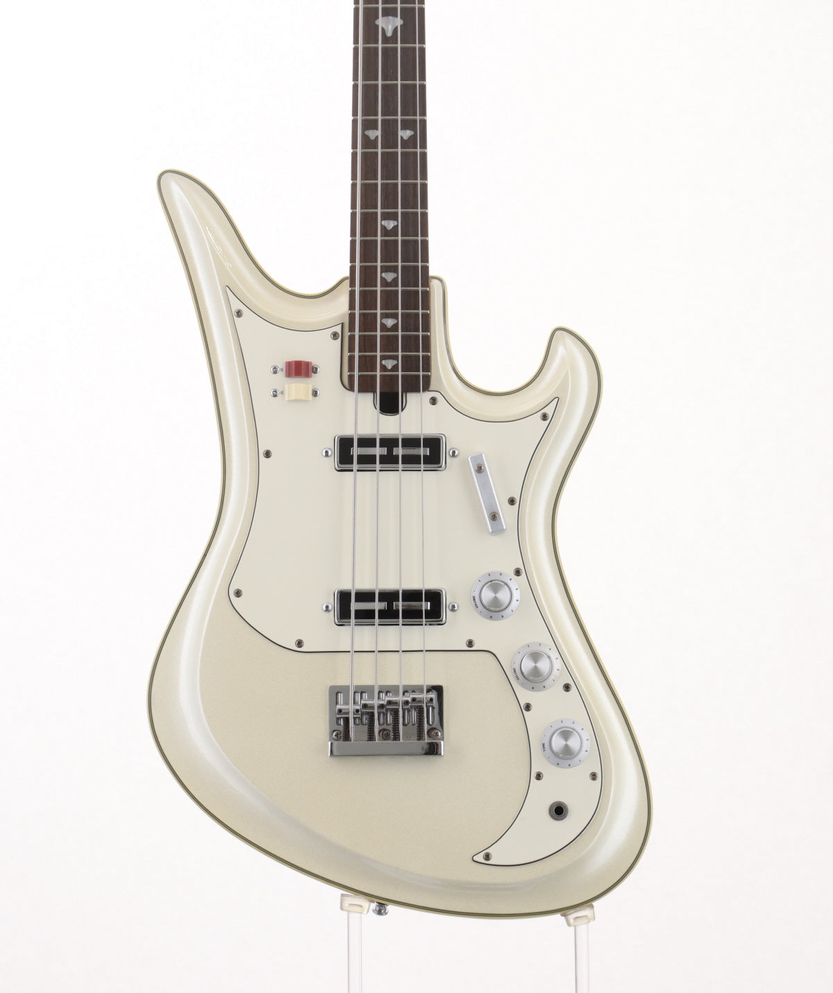 USED Teisco / Spectrum Bass Reissue SPB-200 Pearl White [09]