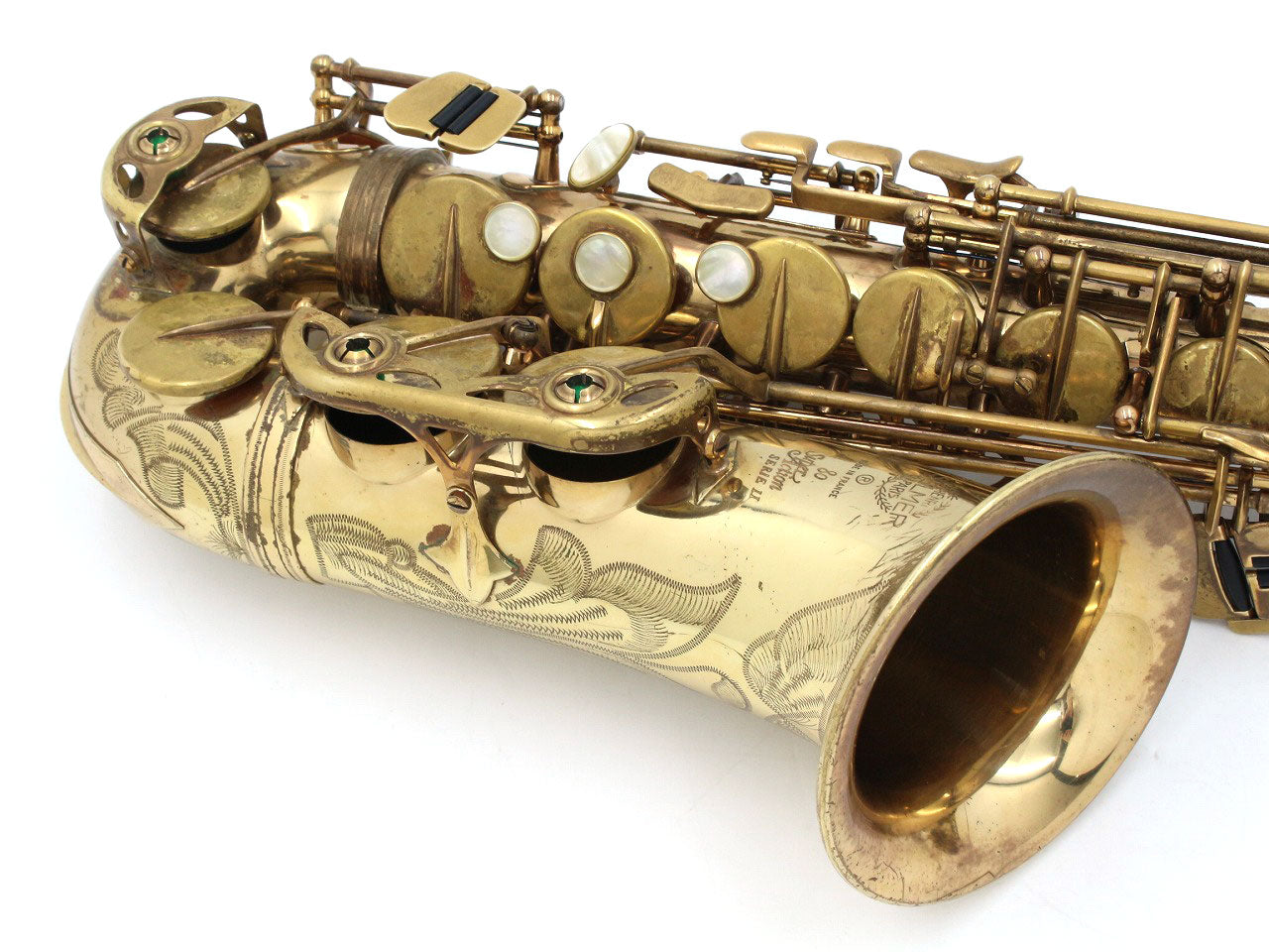 [SN 430620] USED SELMER / AS SA80II W/E GL lacquer with engraving [11]