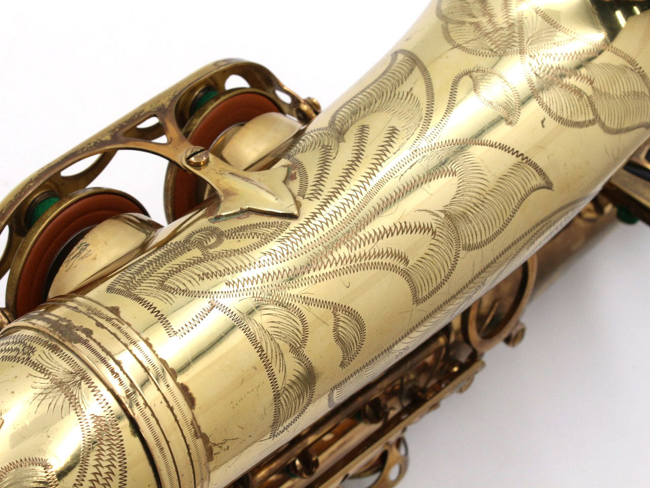 [SN 430620] USED SELMER / AS SA80II W/E GL lacquer with engraving [11]