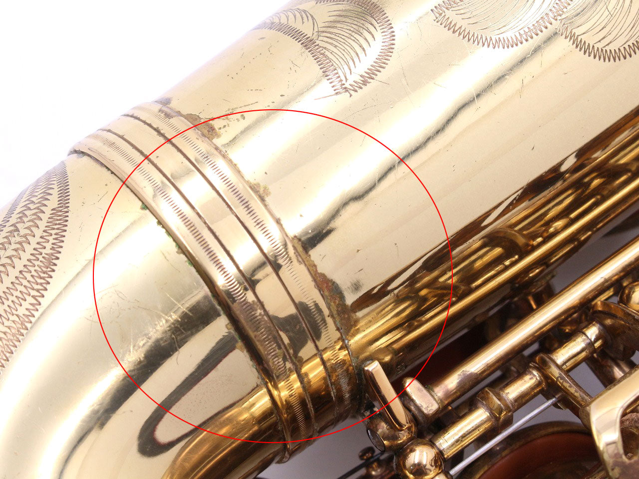 [SN 430620] USED SELMER / AS SA80II W/E GL lacquer with engraving [11]