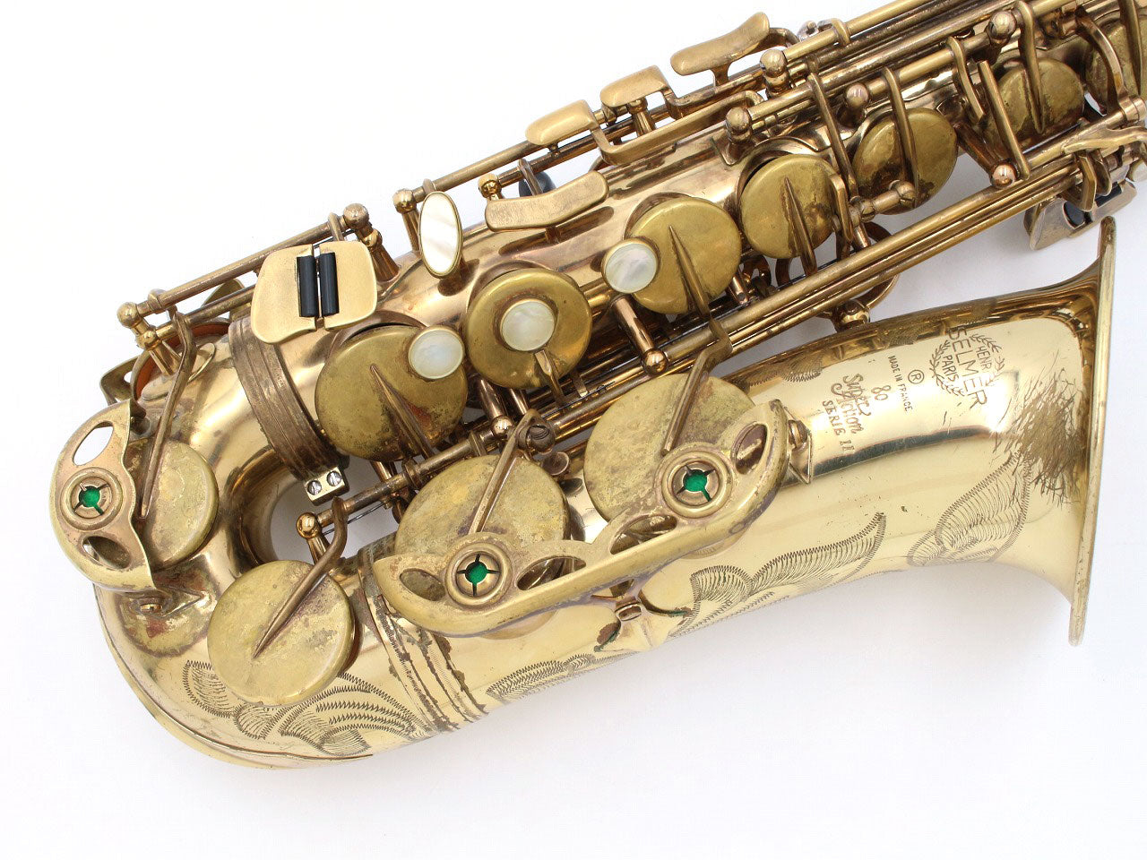 [SN 430620] USED SELMER / AS SA80II W/E GL lacquer with engraving [11]