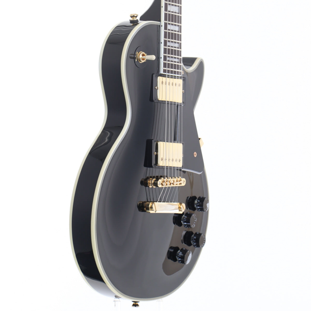 [SN 23041521126] USED Epiphone / Inspired by Gibson Les Paul Custom Ebony [12]