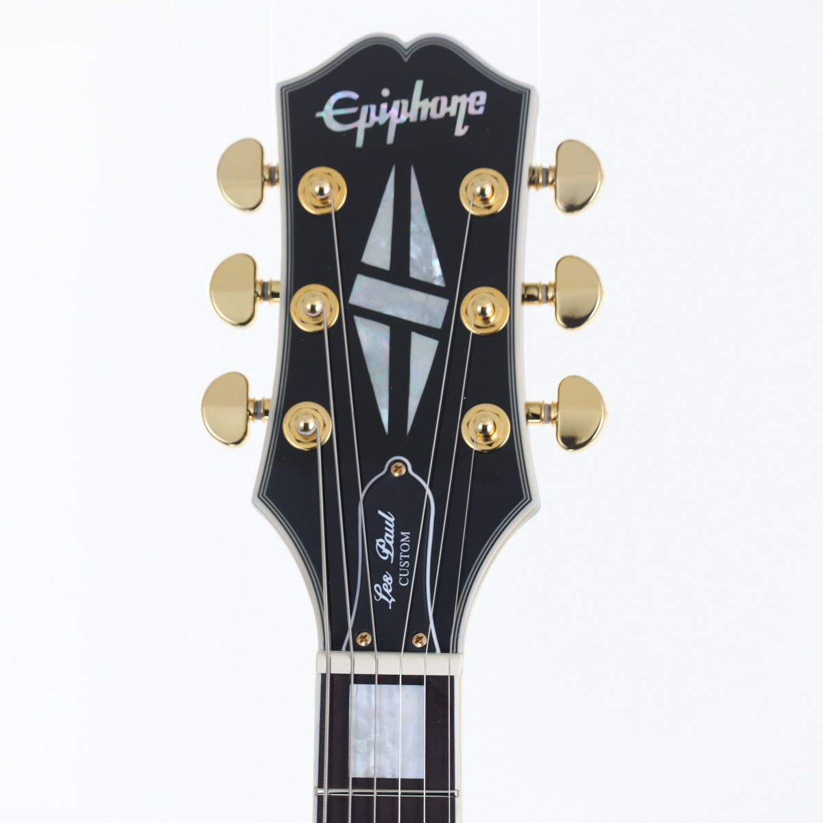 [SN 23041521126] USED Epiphone / Inspired by Gibson Les Paul Custom Ebony [12]