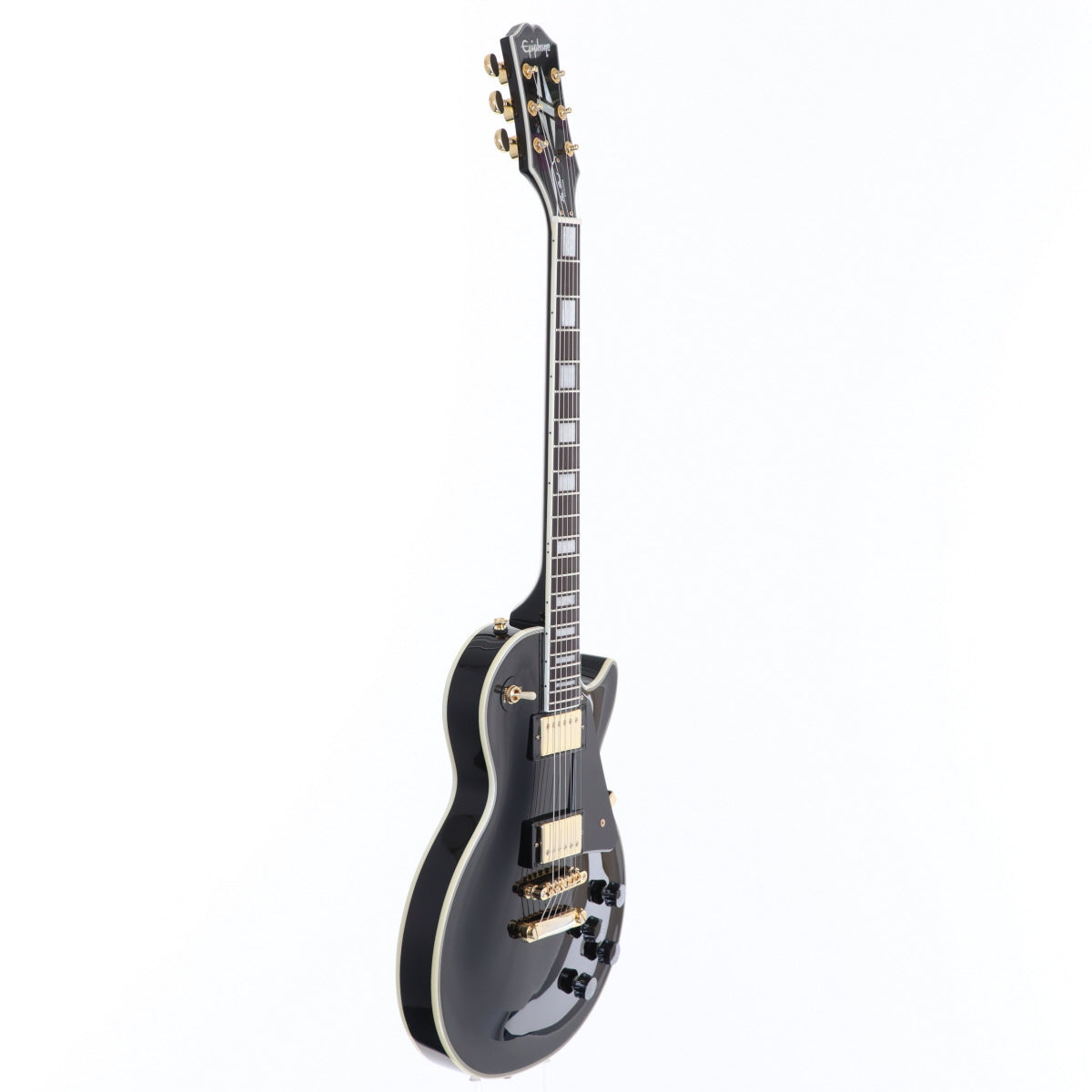 [SN 23041521126] USED Epiphone / Inspired by Gibson Les Paul Custom Ebony [12]