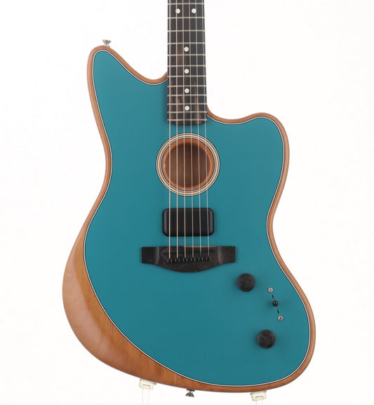 [SN US21879A] USED FENDER USA / American Acoustasonic Jazzmaster OTQ Ocean Turquoise [03]