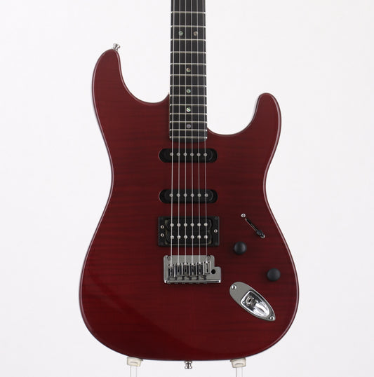 [SN DZ5153918] USED FENDER USA / AMERICAN DELUXE STRATOCASTER FMT HSS Bing Cherry Transparent [03]