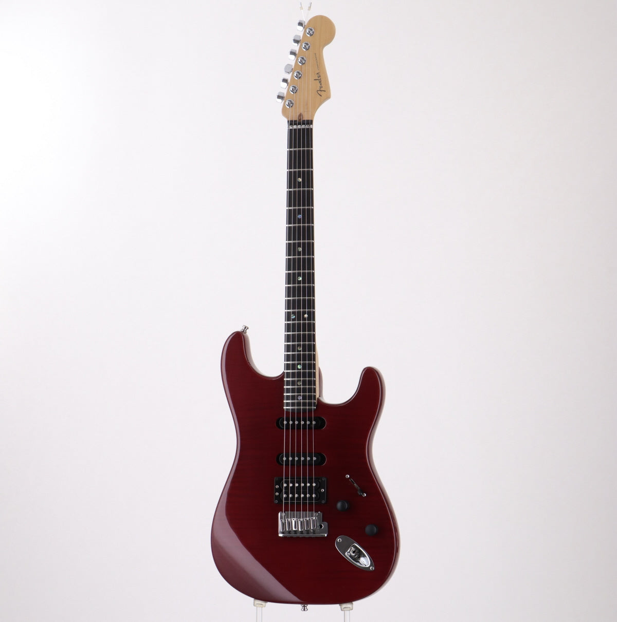 [SN DZ5153918] USED FENDER USA / AMERICAN DELUXE STRATOCASTER FMT HSS Bing Cherry Transparent [03]