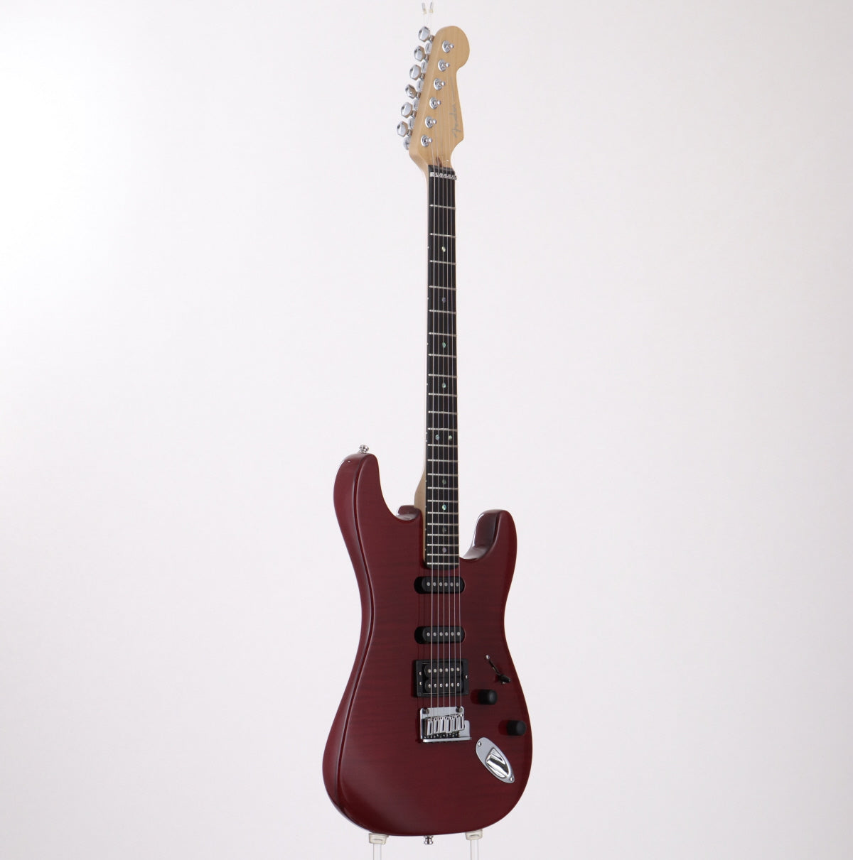 [SN DZ5153918] USED FENDER USA / AMERICAN DELUXE STRATOCASTER FMT HSS Bing Cherry Transparent [03]
