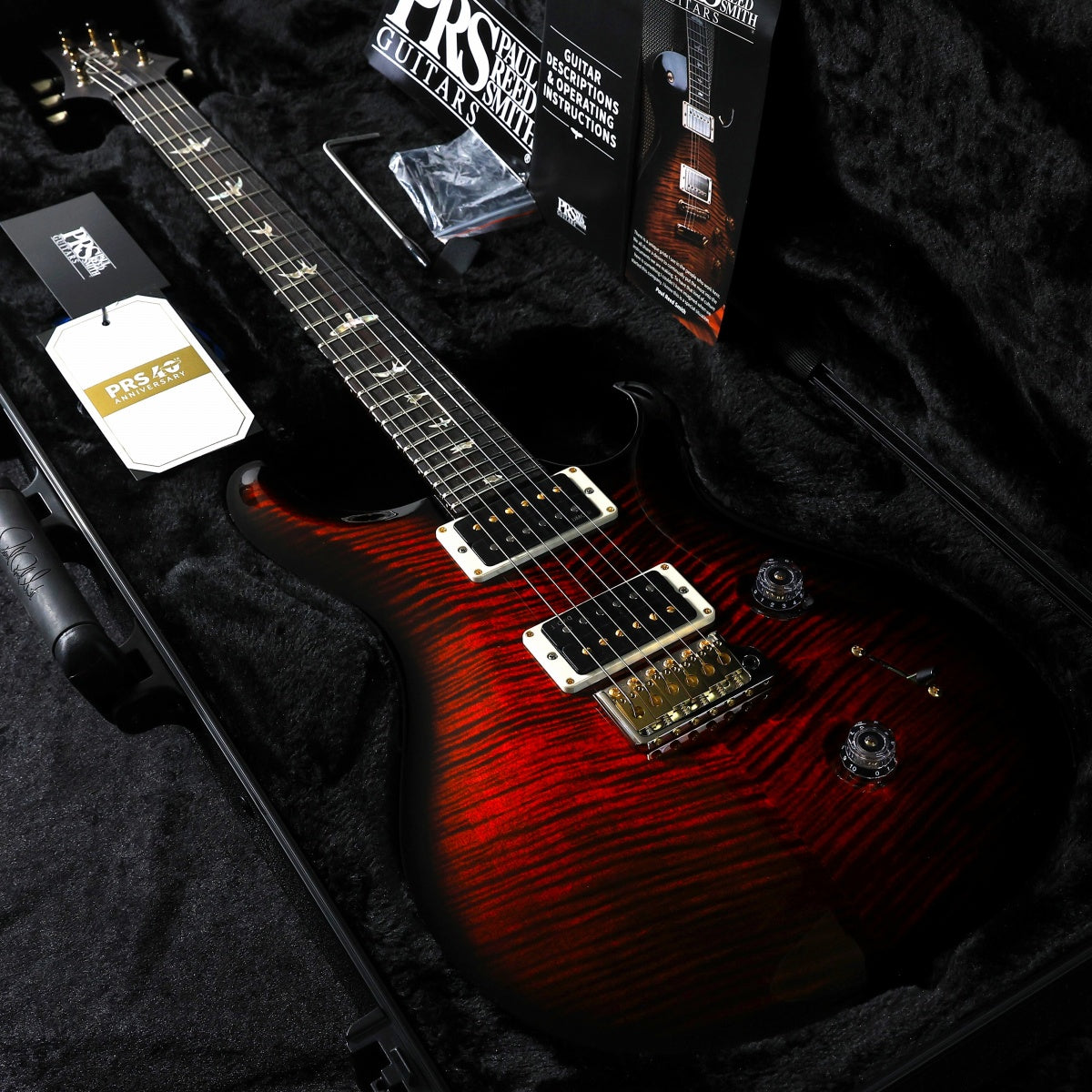 [SN 25 0403226] USED Paul Reed Smith (PRS) / 2025 Custom 24 10Top Fire Smokeburst Pattern Thin Neck [03]
