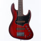 USED Xotic / XJ-1T 5Strings Matching Head Red Burst [12]