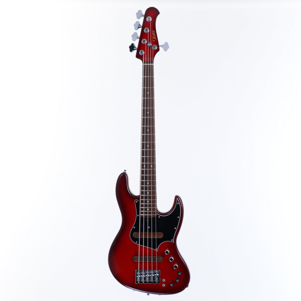 USED Xotic / XJ-1T 5Strings Matching Head Red Burst [12]