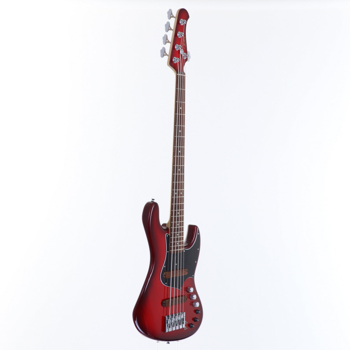 USED Xotic / XJ-1T 5Strings Matching Head Red Burst [12]