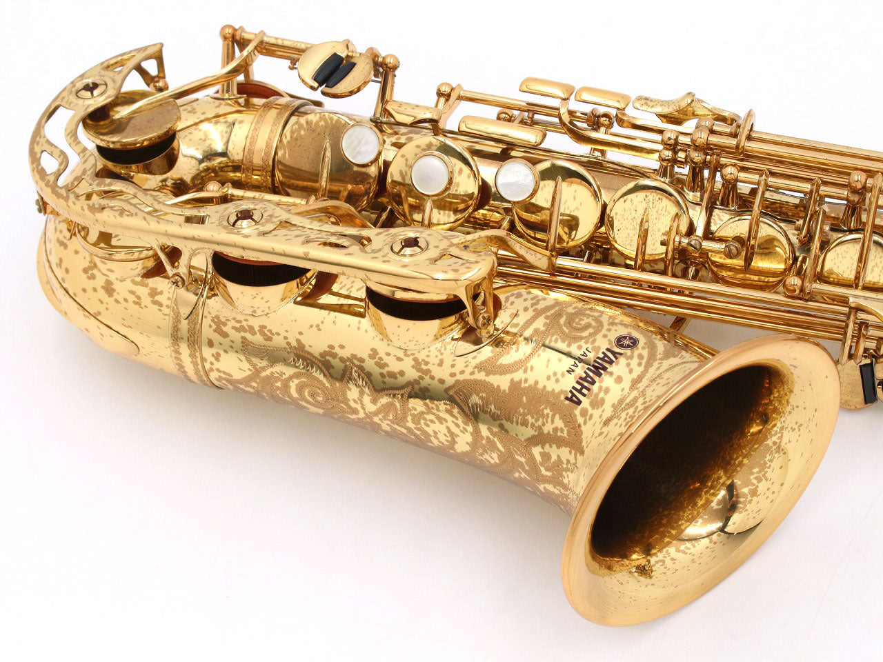 [SN 3204] USED YAMAHA / Alto saxophone YAS-62 PRINT LOGO all tampos replaced [11]