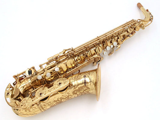 [SN 3204] USED YAMAHA / Alto saxophone YAS-62 PRINT LOGO all tampos replaced [11]