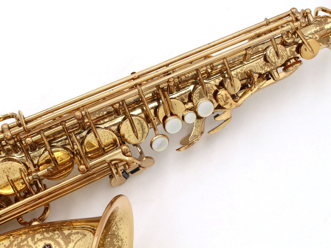 [SN 3204] USED YAMAHA / Alto saxophone YAS-62 PRINT LOGO all tampos replaced [11]