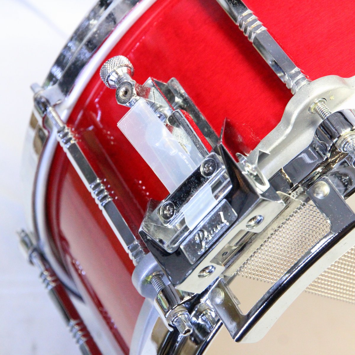 USED PEARL / GA-914D FREE FLOATING MAPLE FIBERGLASS 14x6.5 Pearl Snare Drum [08]