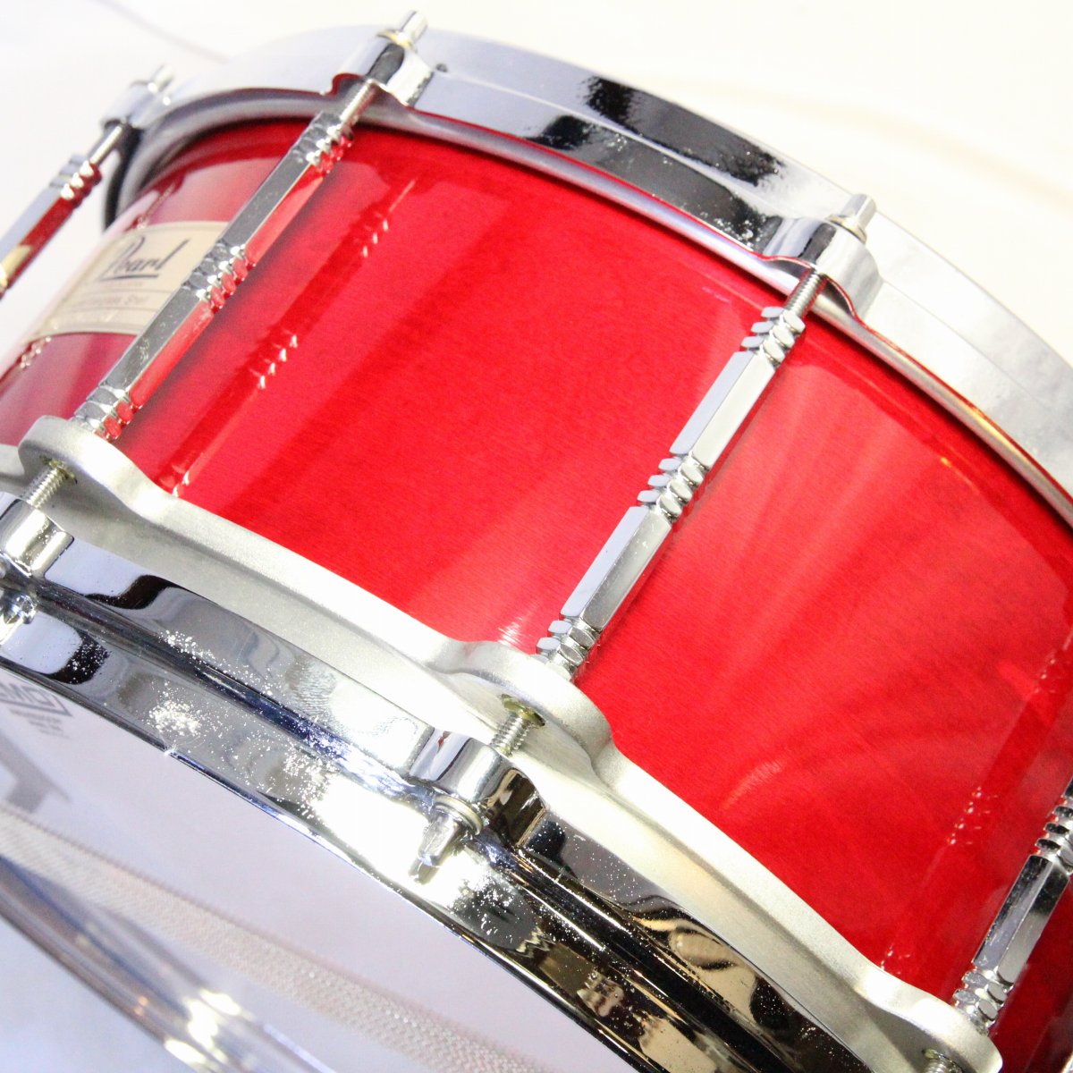 USED PEARL / GA-914D FREE FLOATING MAPLE FIBERGLASS 14x6.5 Pearl Snare Drum [08]