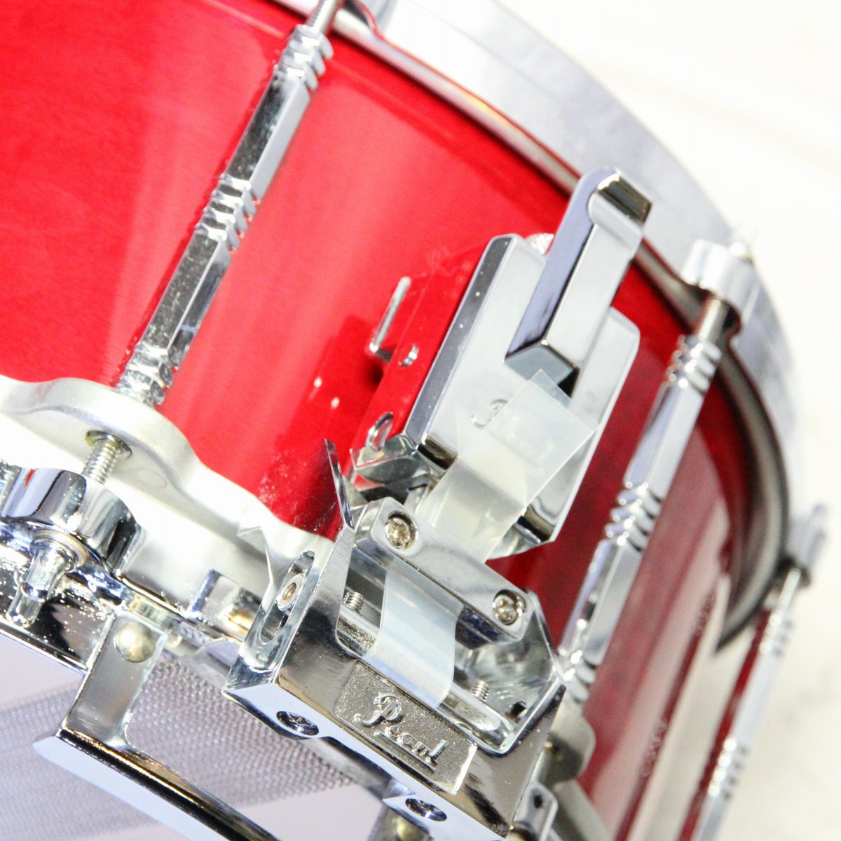 USED PEARL / GA-914D FREE FLOATING MAPLE FIBERGLASS 14x6.5 Pearl Snare Drum [08]