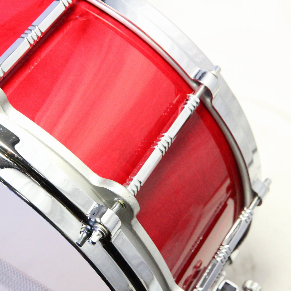 USED PEARL / GA-914D FREE FLOATING MAPLE FIBERGLASS 14x6.5 Pearl Snare Drum [08]