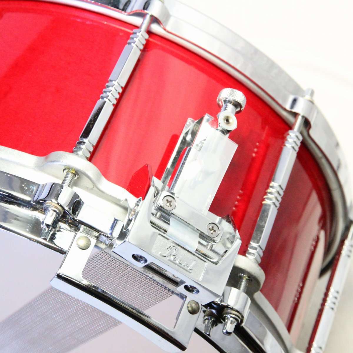 USED PEARL / GA-914D FREE FLOATING MAPLE FIBERGLASS 14x6.5 Pearl Snare Drum [08]