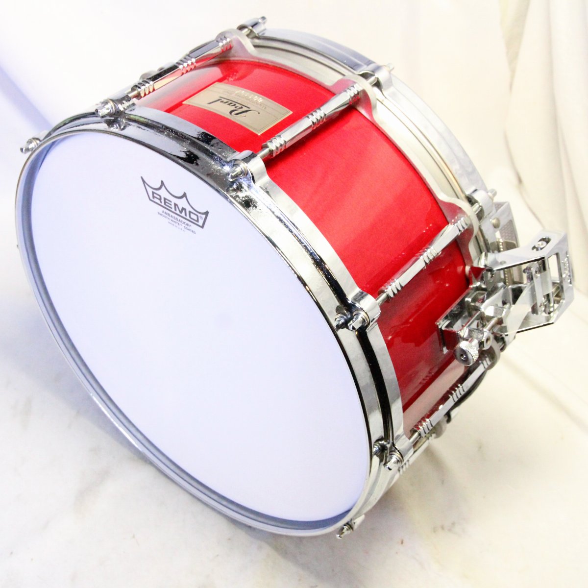 USED PEARL / GA-914D FREE FLOATING MAPLE FIBERGLASS 14x6.5 Pearl Snare Drum [08]