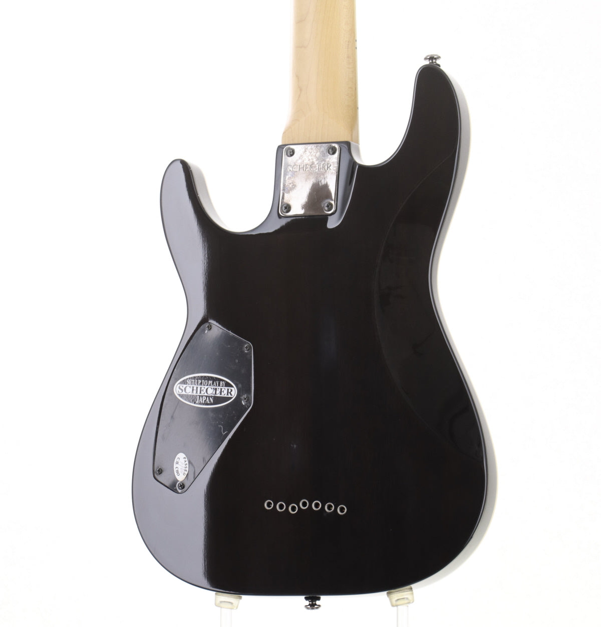 [SN N10105495] USED SCHECTER / AD-OM7-EXT Omen Extreme-7 See-Thru Black [3.41kg / made in 2010] Schecter 7-string guitar [08]