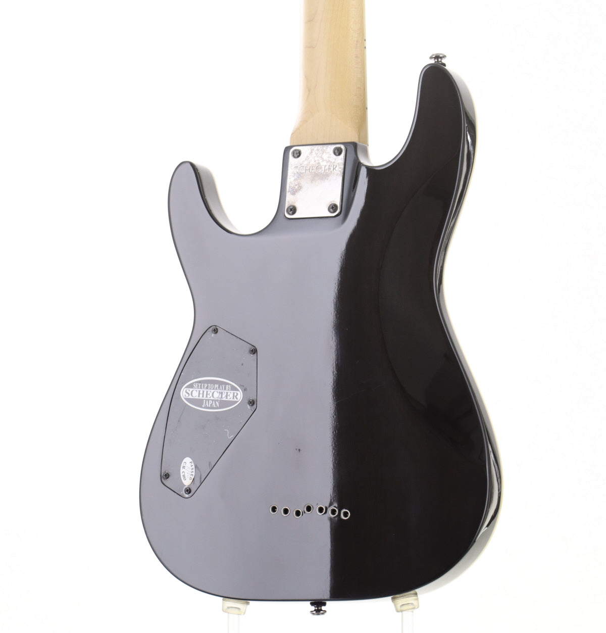 [SN N10105495] USED SCHECTER / AD-OM7-EXT Omen Extreme-7 See-Thru Black [3.41kg / made in 2010] Schecter 7-string guitar [08]