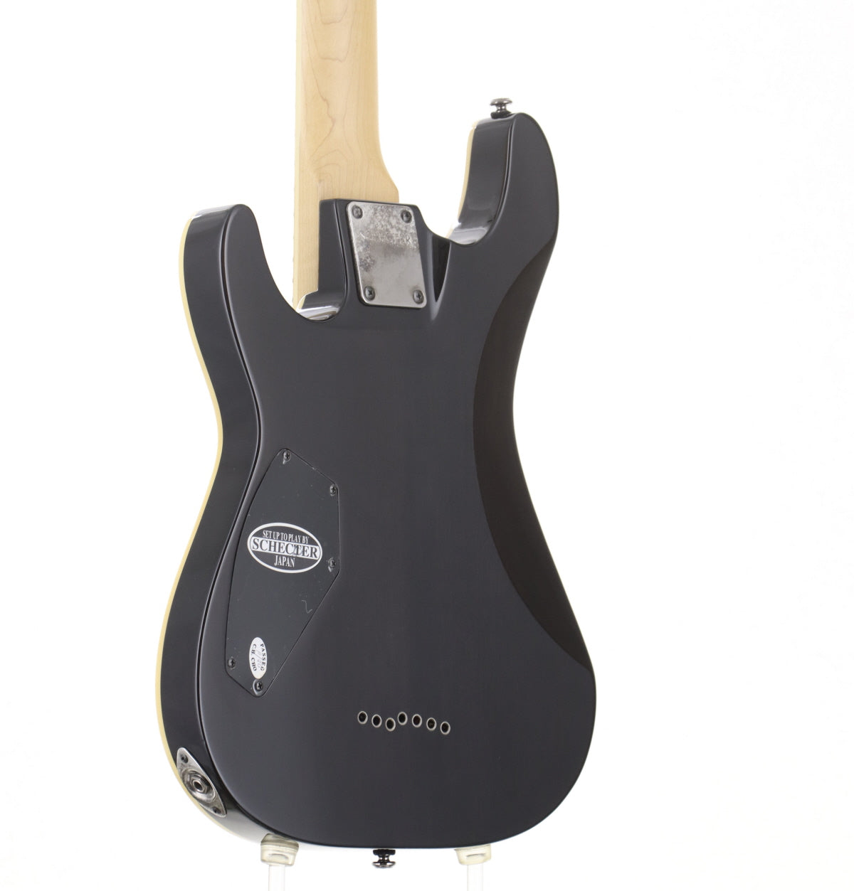 [SN N10105495] USED SCHECTER / AD-OM7-EXT Omen Extreme-7 See-Thru Black [3.41kg / made in 2010] Schecter 7-string guitar [08]
