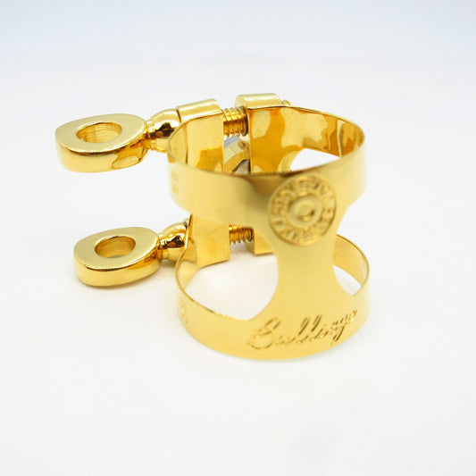 USED BULLSEYE / Ligature for soprano saxophone BULLS EX GP [09]