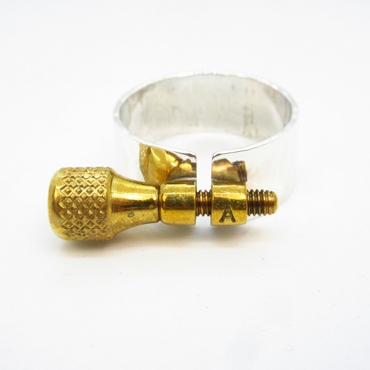 USED Gottsu / Solid silver ligature for alto saxophone [09