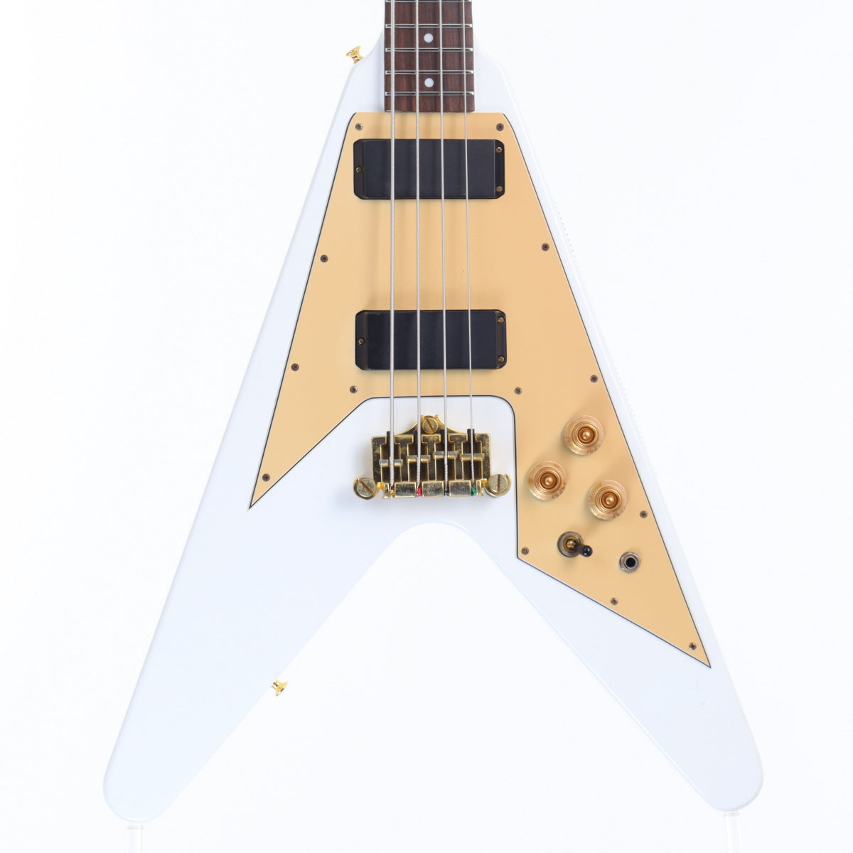 エレキベース EPIPHONE FLYING V Epiphone Korina Flying V Bass LTD - Ebony | Sweetwater