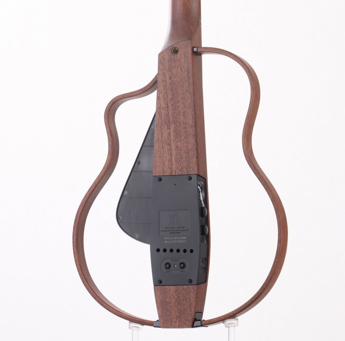 USED NATASHA / NBSG Bass Mahogany [1.88kg] Natasha Wireless Function Bluetooth Phone Linkage Built-in Effects Eleaco Bass [08]