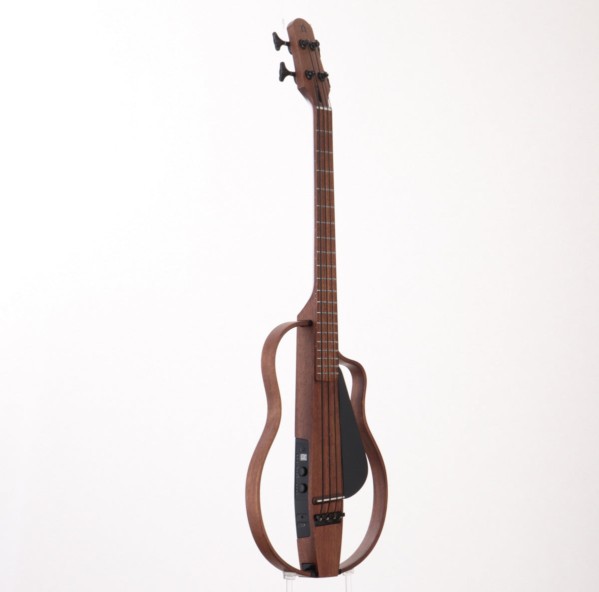 USED NATASHA / NBSG Bass Mahogany [1.88kg] Natasha Wireless Function Bluetooth Phone Linkage Built-in Effects Eleaco Bass [08]