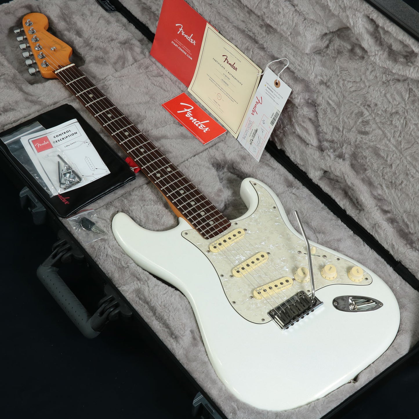 [SN US23032534] USED Fender USA / American Ultra Stratocaster Rosewood Fingerboard Arctic Pearl [3.45kg / made in 2023] Fender Ultra [08]