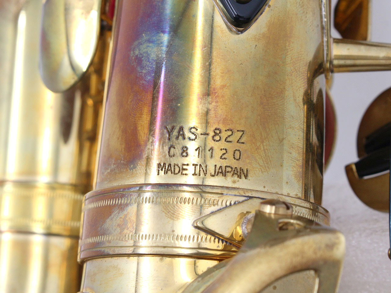 [SN C81120] USED YAMAHA / Alto saxophone YAS-82ZULWOF G1 neck, all tampos replaced [09]