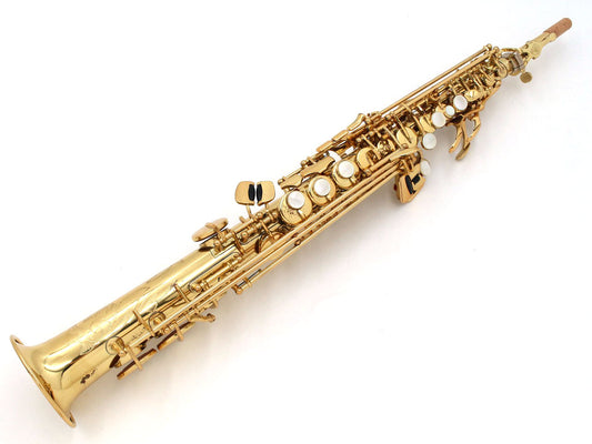 [SN 001017] USED YAMAHA / Soprano sax YSS-875, all tampos replaced [09]