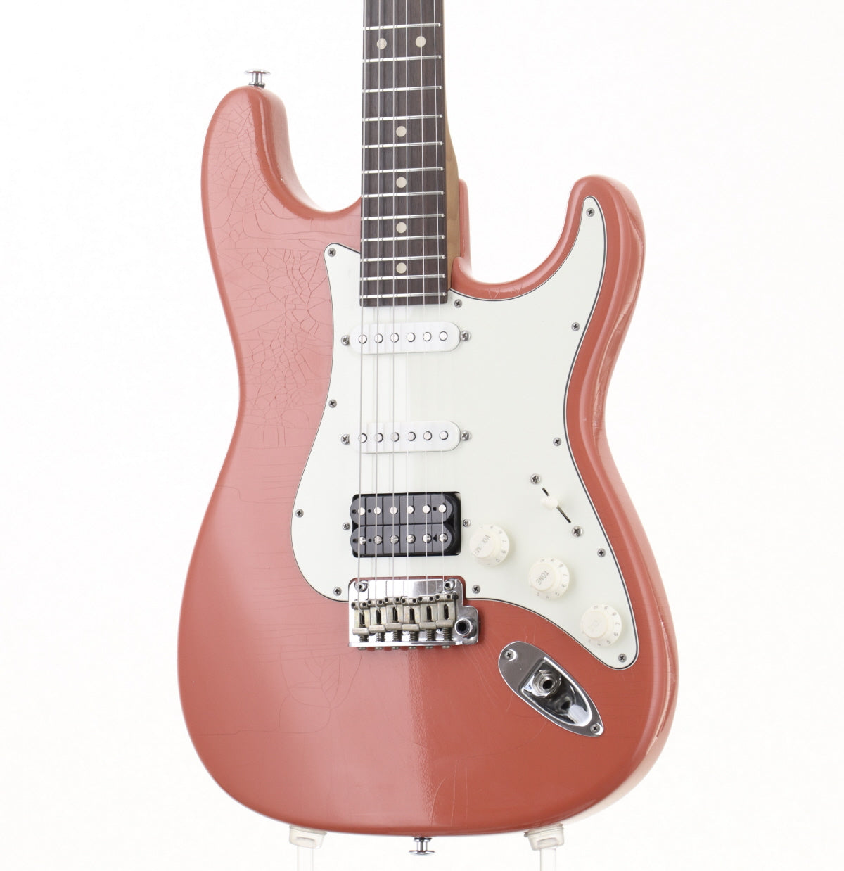 [SN JS5A3A] USED SUHR / Classic Antique HSS Light Aged Fiesta Red [06]