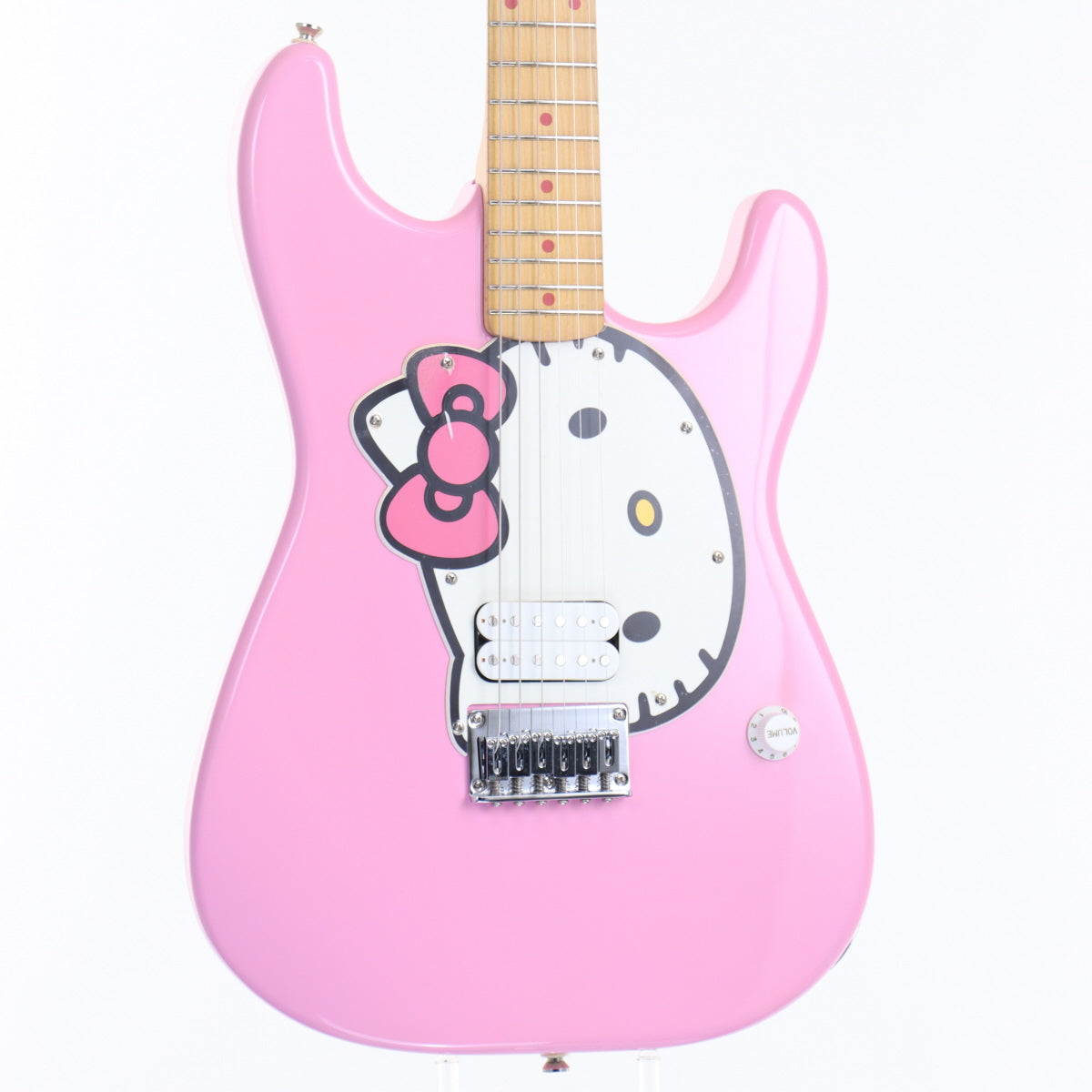 [SN IC060400724] USED Squier by Fender Squier / Hello Kitty Stratcaster Pink [20]