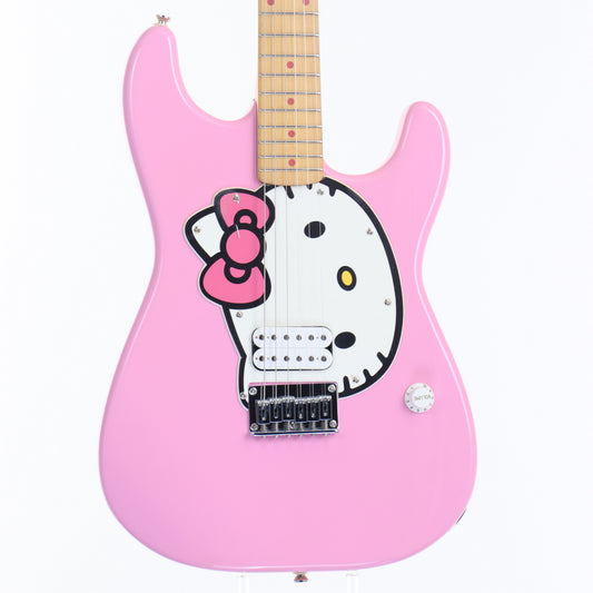 [SN IC060400724] USED Squier by Fender Squier / Hello Kitty Stratcaster Pink [20]