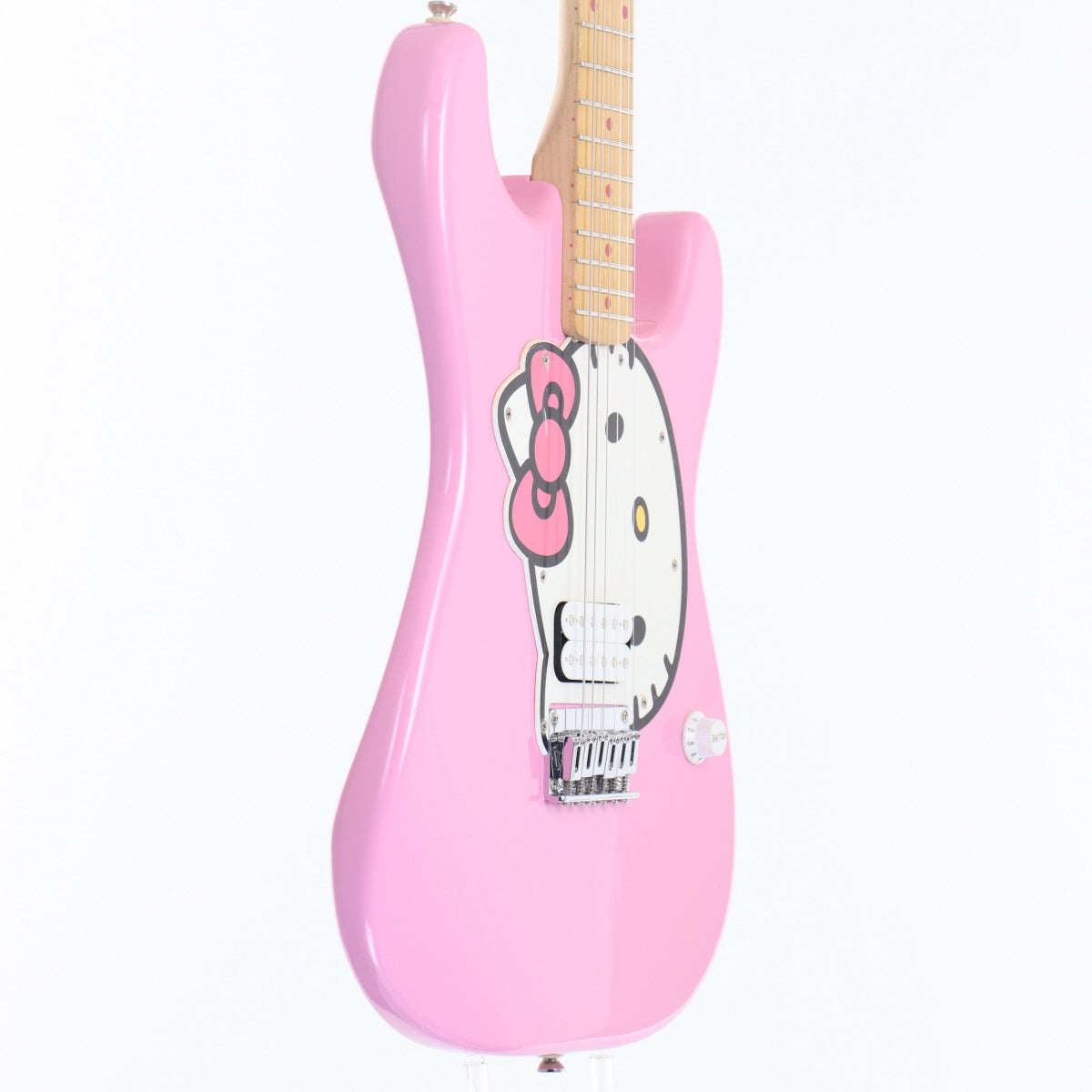 [SN IC060400724] USED Squier by Fender Squier / Hello Kitty Stratcaster Pink [20]